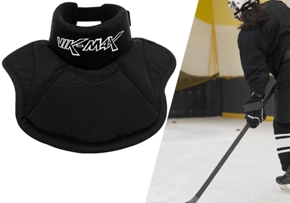 Hockey Neck Guard Cut Resistant Collar Protection Adjustable required for Kids & Juniors 1