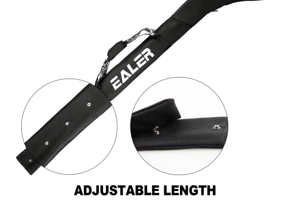 Shoulder Hockey Stick Bag Black Light Waterproof for Hockey Stick Adjustable Ice Hockey Accessory – EALER HB200 new model 3